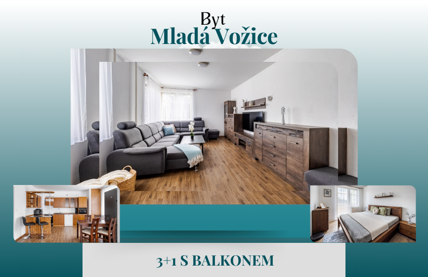 Prodáno PRODEJ cihlový byt 3+1 Mladá Vožice